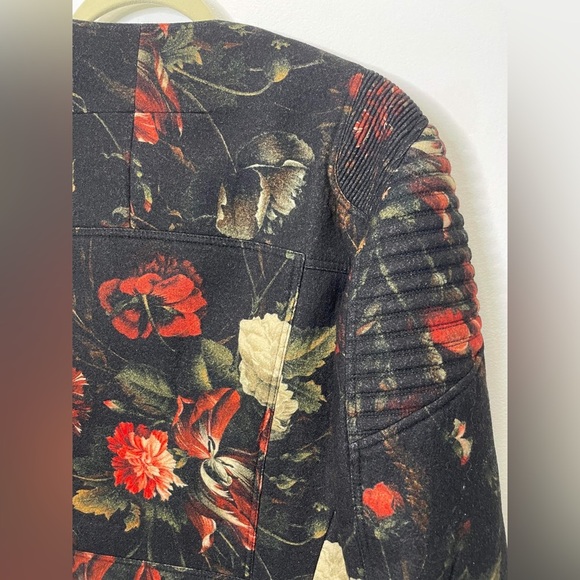 COPY - Floral print wool motorcycle jacket size 40, Givenchy - Picture 10 of 10
